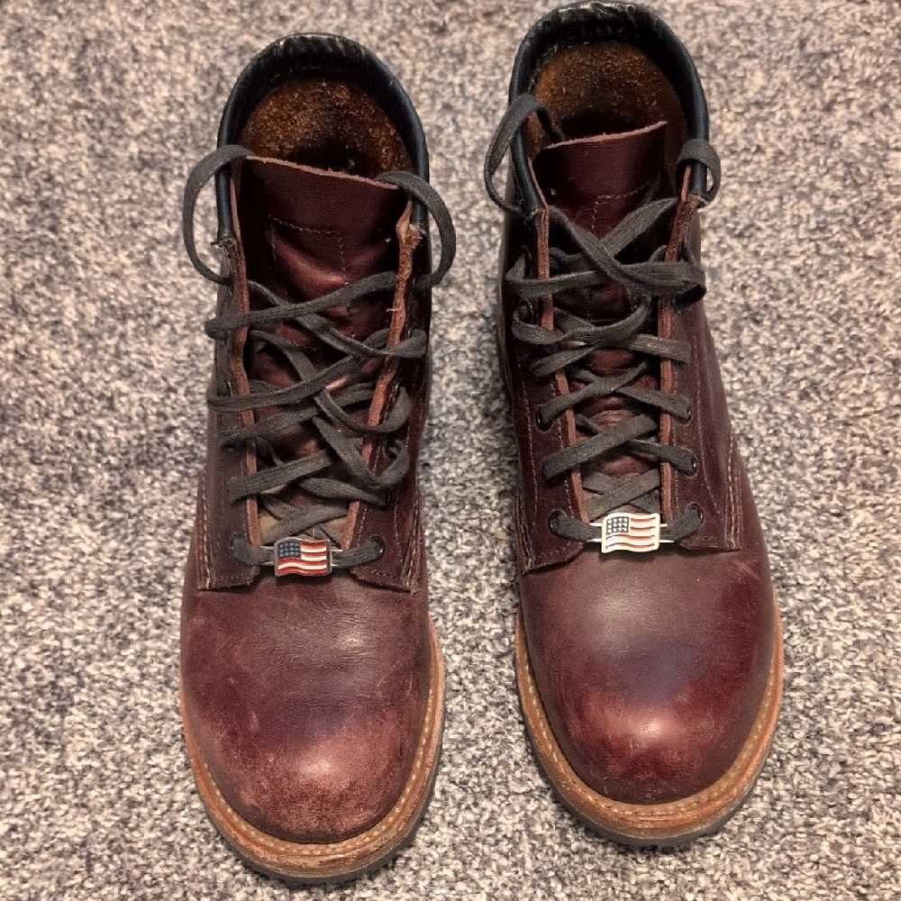 Red Wing Shoes Dark Brown Leather Boots